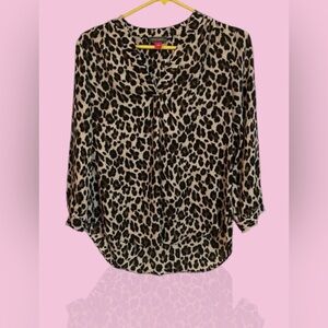 Vince Camuto Leopard Print Top
